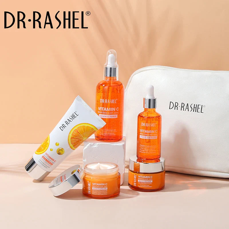 DR RASHEL Vitamin C Brightening Anti Aging Skin Care Set 5 Pieces/kit