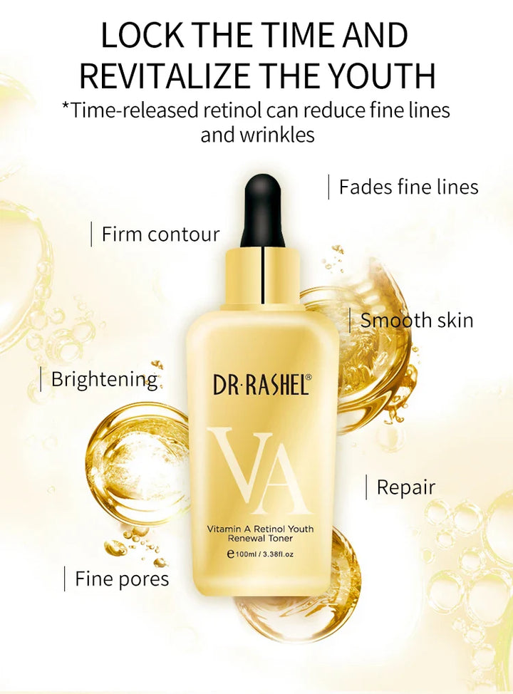 Dr. RASHEL Vitamin A Retinol Toner Restores Skin Vitality 100ML