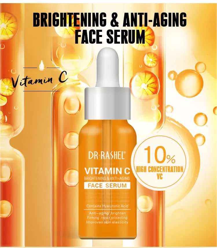 DR.RASHEL Brightening Anti Aging Firming Makeup Primer Vitamin C Serum For Face 50ml