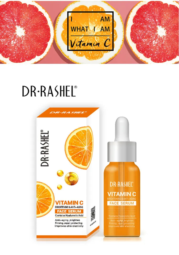 DR.RASHEL Brightening Anti Aging Firming Makeup Primer Vitamin C Serum For Face 50ml