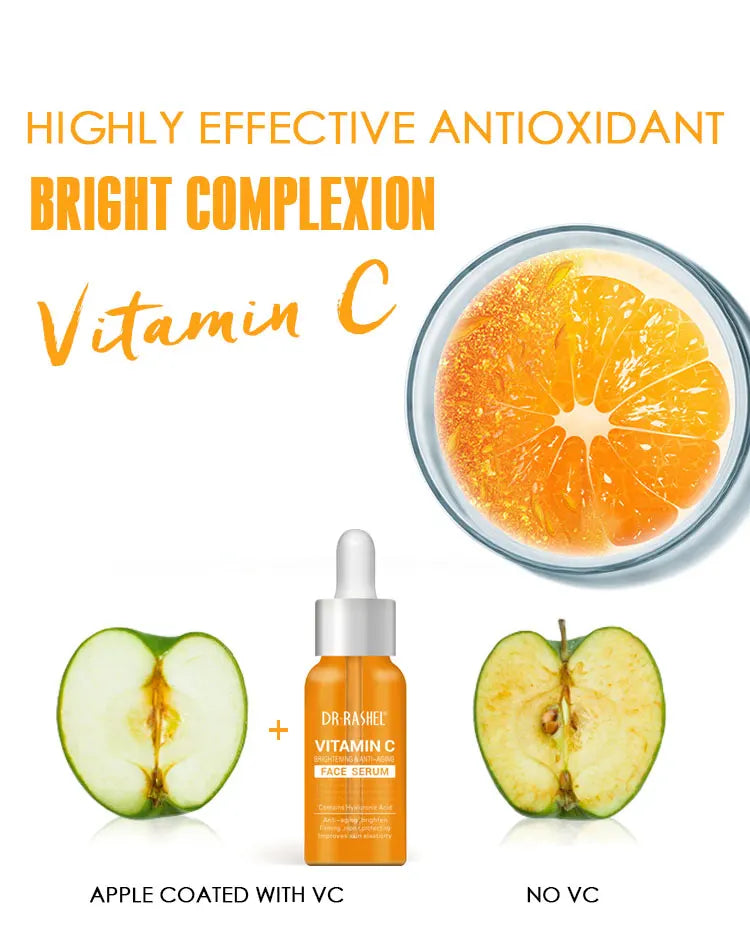 DR.RASHEL Brightening Anti Aging Firming Makeup Primer Vitamin C Serum For Face 50ml