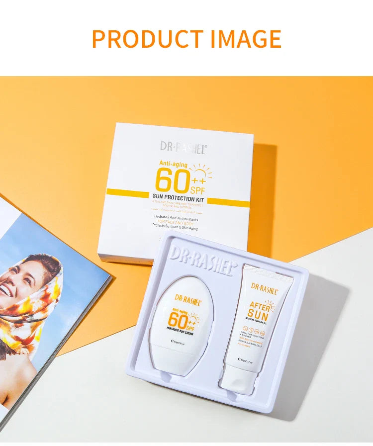 DR. RASHEL Moisturizing UV Barrier Cream Set Full Body Care Skin Protection Cream