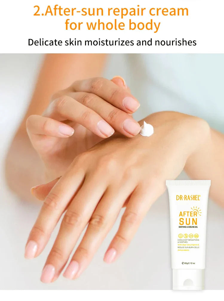 DR. RASHEL Moisturizing UV Barrier Cream Set Full Body Care Skin Protection Cream