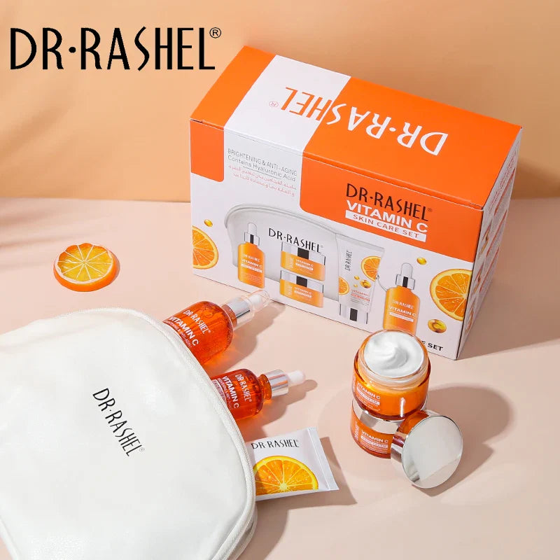 DR RASHEL Vitamin C Brightening Anti Aging Skin Care Set 5 Pieces/kit