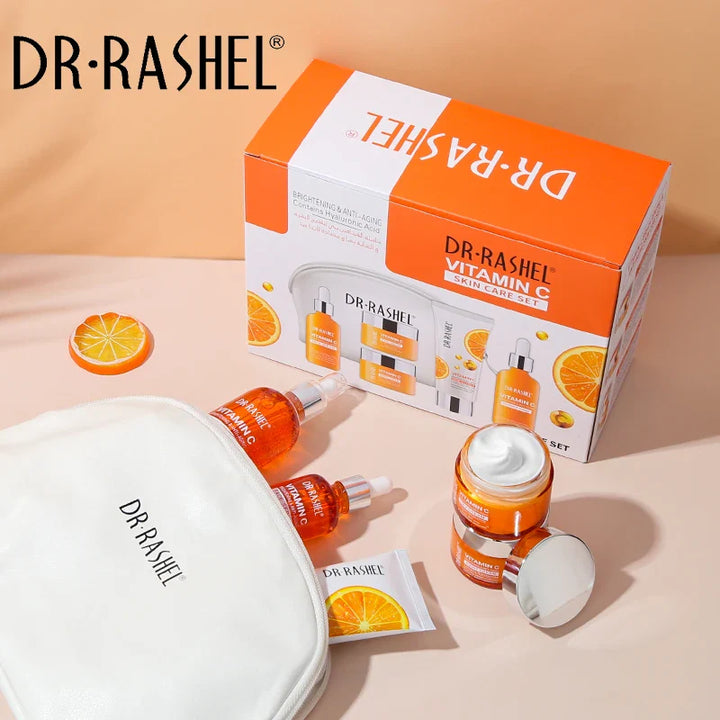 DR RASHEL Vitamin C Brightening Anti Aging Skin Care Set 5 Pieces/kit