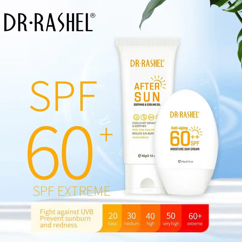 DR. RASHEL Moisturizing UV Barrier Cream Set Full Body Care Skin Protection Cream