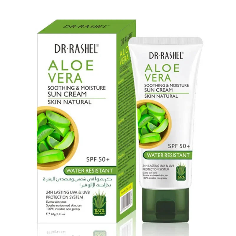 DR.RASHEL Face Body Sunscreen Moisturizing Isolation Whitening Aloe Vera Sunblock Skin Protection Prevent Sunburn SPF50 BB Cream