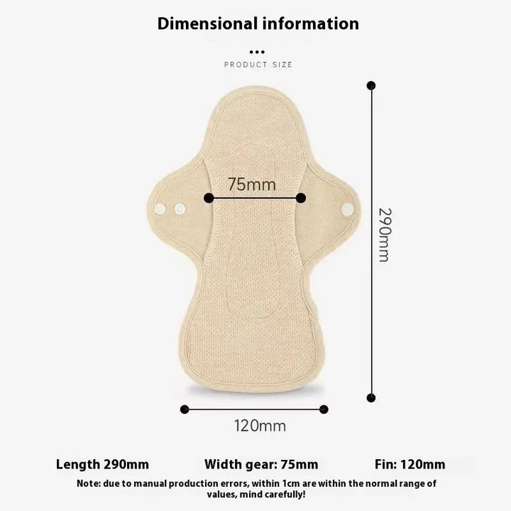 Cloth Sanitary Napkin, Bacteriostatic Extended Pads Cotton Leak-proof Reusable Washable Pad Menstrual Women Sensitive Skin Liner