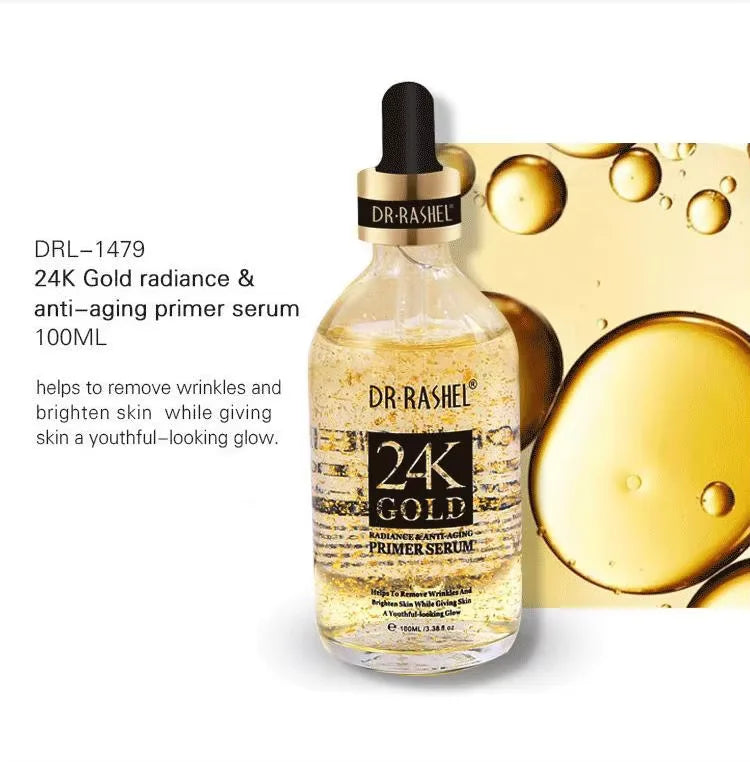 DR.RASHEL 24K Gold Skin Kit Toner Eye Essence Face Cream Face Essence Facial Cleanser