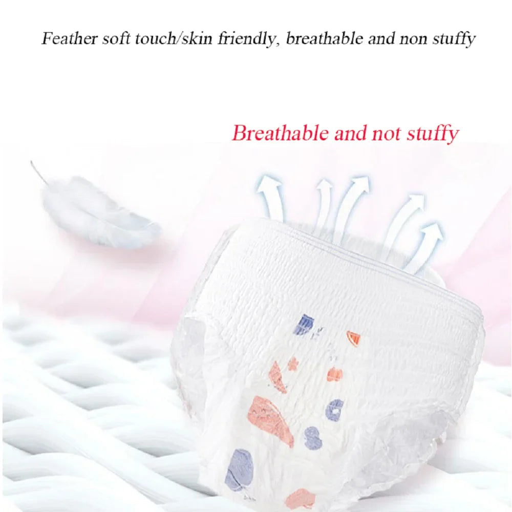 10pcs/pack Disposable Sanitary Pants Night Use Diaper Pants Sanitary Napkins Ultra-Thin Menstrual Pants Postpartum Care Pad