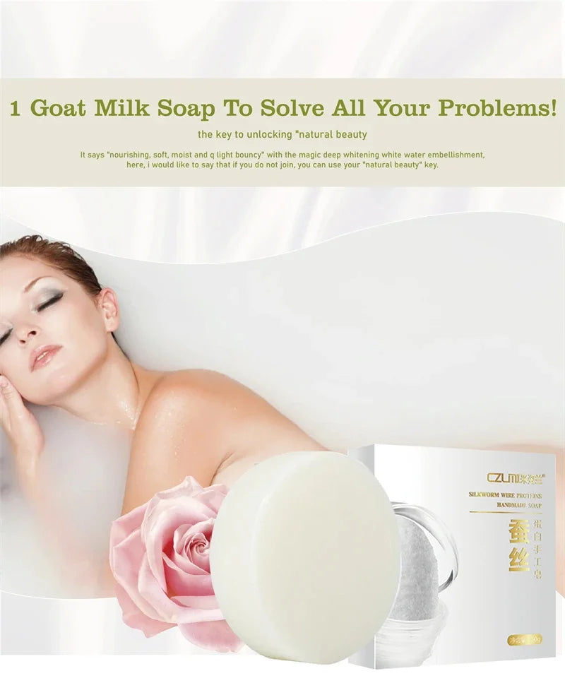 Body Whitening Soap Underarm Knee Bleaching Soap Chicken Skin Removal Dark Spot Removal Dead Skin Moisturize Brighten Body Care