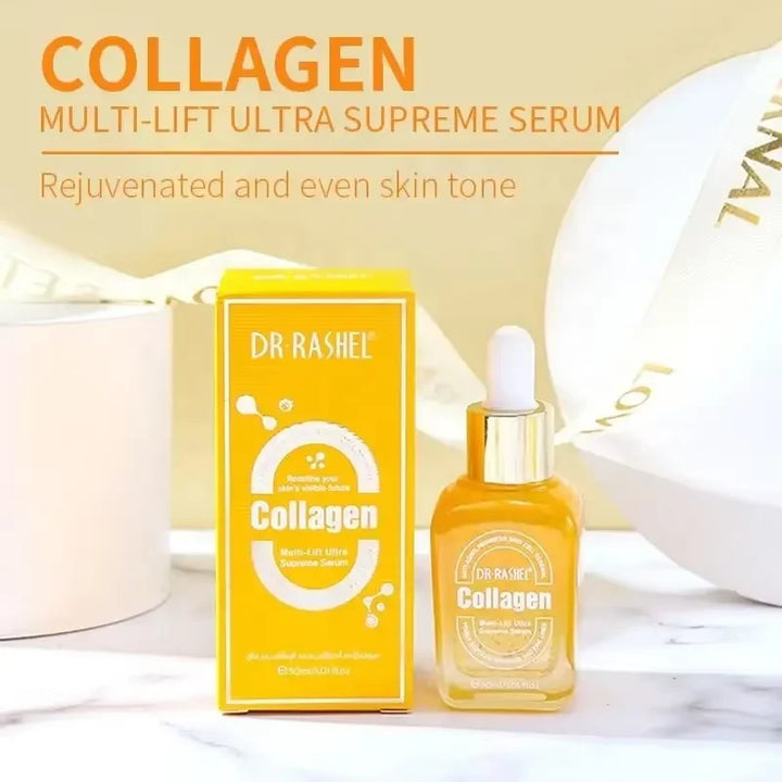 DR.RASHEL Collagen Multi-Lift Ultra Reduce Wrinkles Serum Rejuvenated Even Skin Tone Face Serum