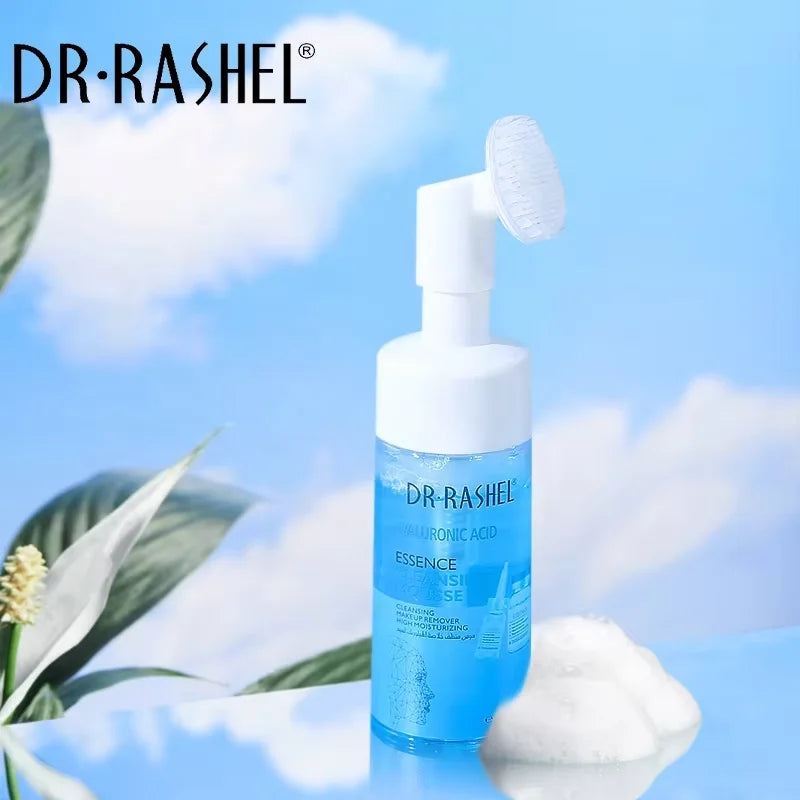 DR RASHEL Facial Foam Cleanser Mousse Makeup Remover Moisturizing Hyaluronic Acid Cleansing Mousse 120ml