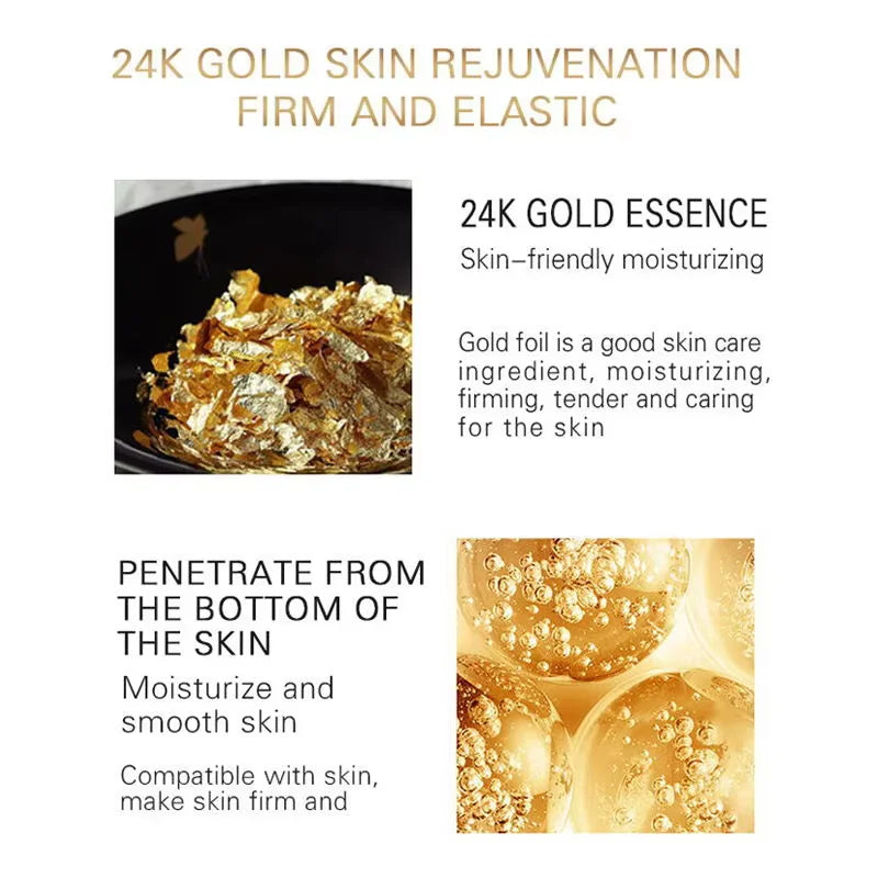 Dr Rashel Products Moisturizing Brightening Anti Aging 24K Gold Skin Care Set 5pcs