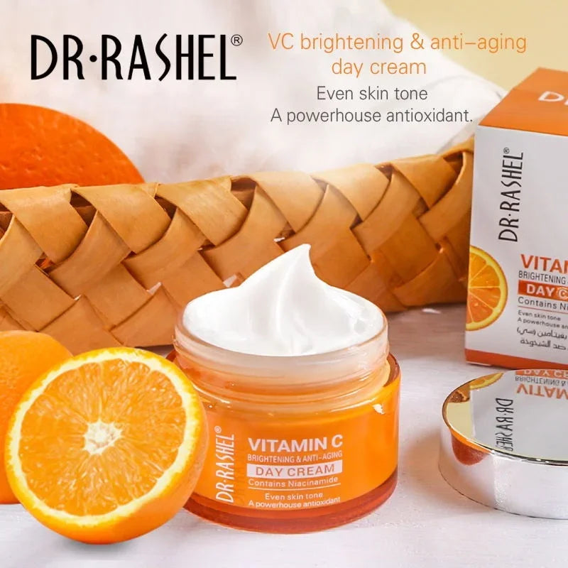 DR.RASHEL Brightening Moisturizing Whitening Anti Aging Vitamin C Face Cream 50G