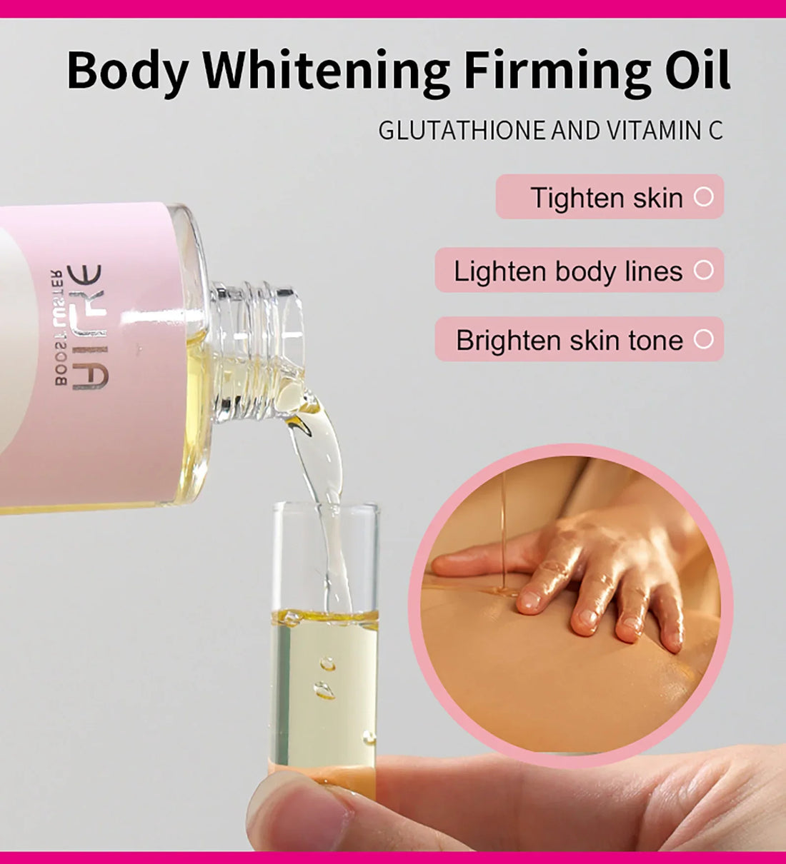 AILKE Glutathione & Vitamin C Kit,With Whitening Lotion,Moisturizing Cream,Lightening Soap, Spa Oil,Glowing Body Cream,Gift Set