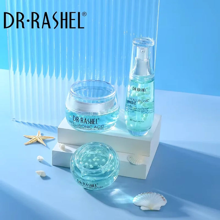 DR RASHEL Moisturizing Face Cream Eye Cream Essence Facial Skin Care Set 3 Pieces